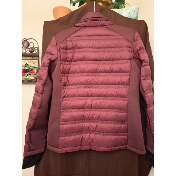 Michael Kors Burgundy Packable Down Fill Womens Jacket Size M - Picture 2 of 7